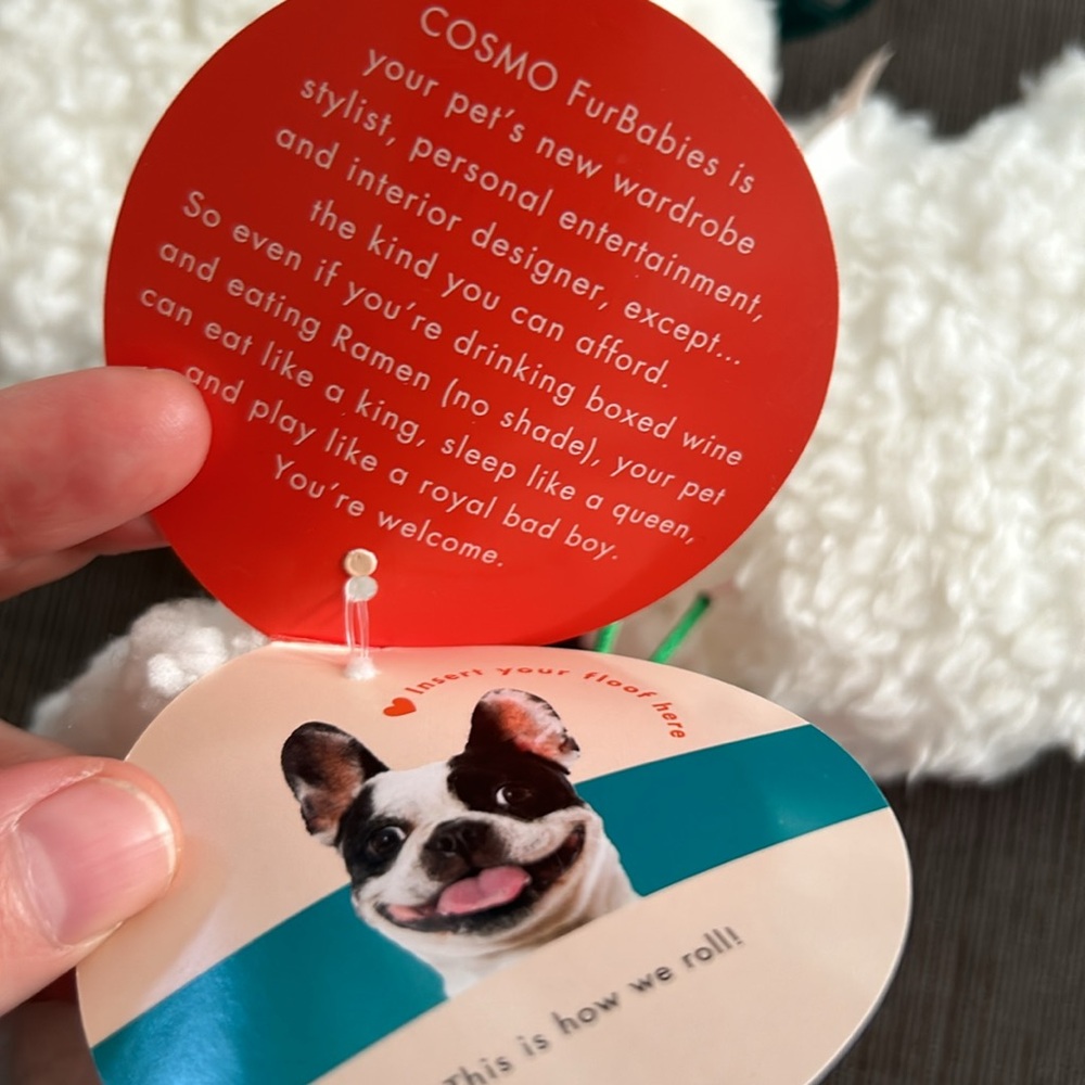 COSMO FURBABIES Sushi Dog Toys Squeaker - buyers choice - Picture 7 of 7